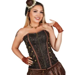 Brown Steampunk Corset