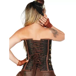 Brown Steampunk Corset