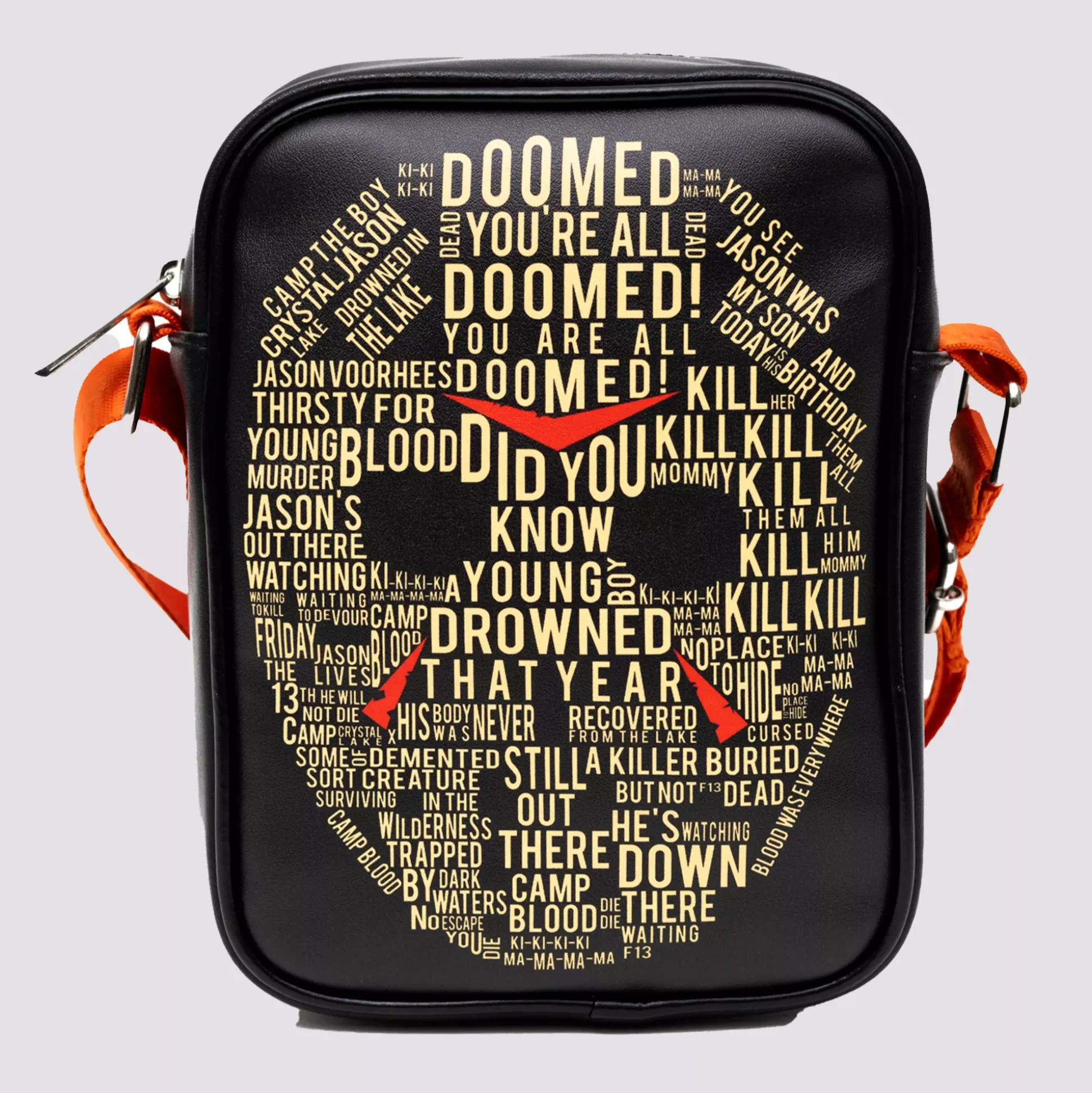Buckle-Down Jason Voorhees Flat Crossbody Bag - Friday the 13th