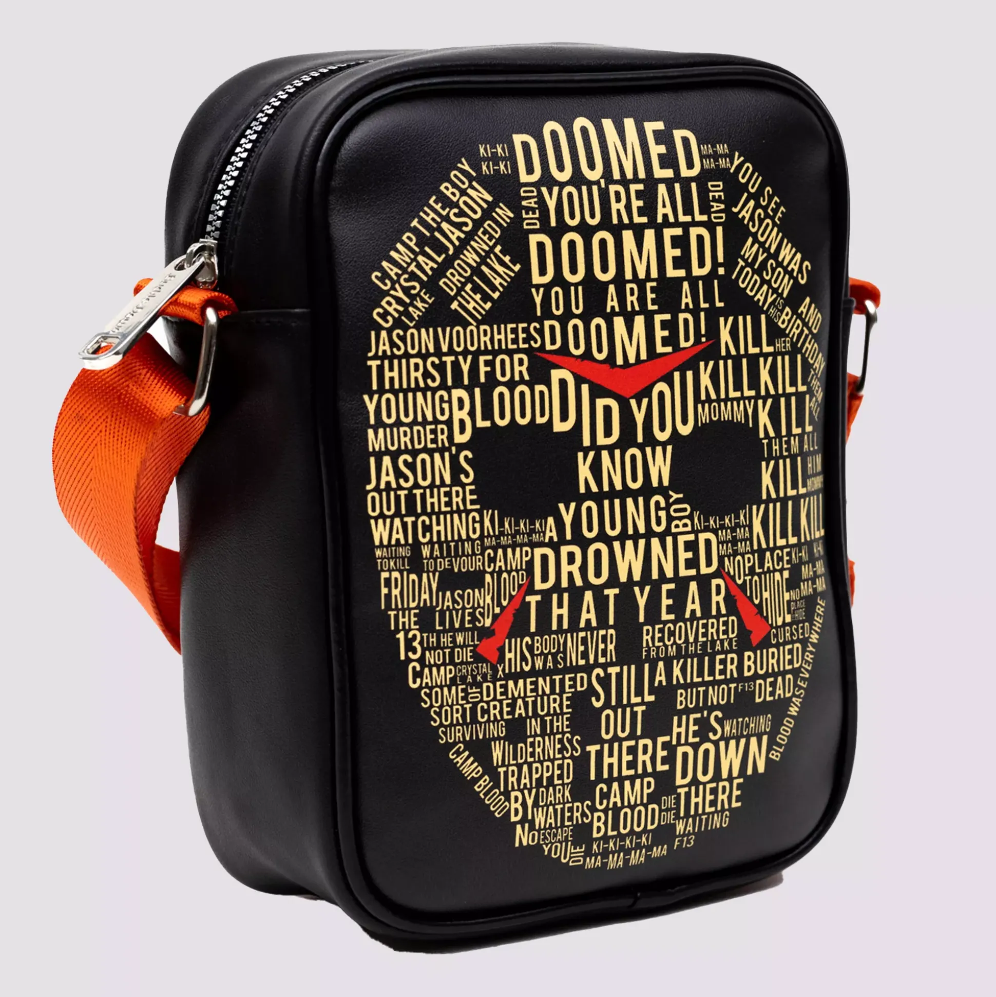 Buckle-Down Jason Voorhees Flat Crossbody Bag - Friday the 13th