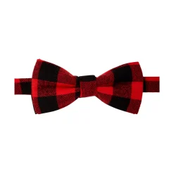 Buffalo Plaid Bow Tie