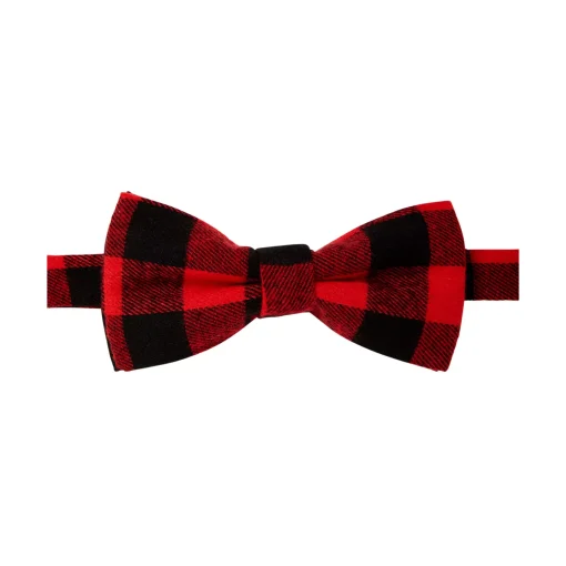 Buffalo Plaid Bow Tie