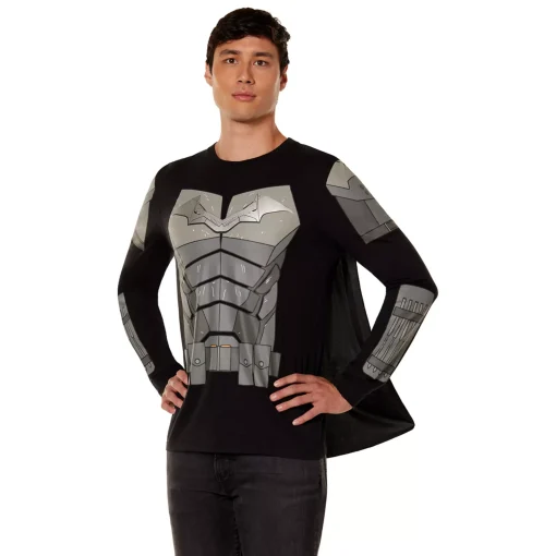 Caped Batman Long Sleeve T Shirt