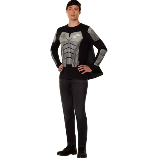 Caped Batman Long Sleeve T Shirt