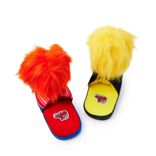 Chucky and Tiffany Plush Slippers  - Chucky