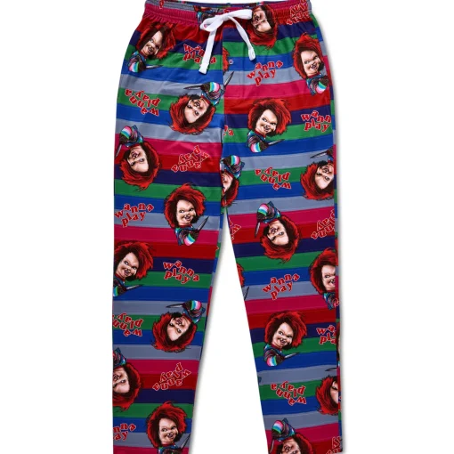 Chucky Striped Wanna Play Lounge Pants
