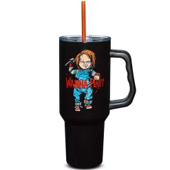 Chucky Wanna Play Tumbler with Straw - 40 oz.