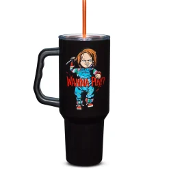Chucky Wanna Play Tumbler with Straw - 40 oz.