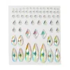 Clear Press On Gem Stones 65 Piece Set
