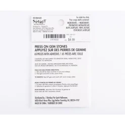 Clear Press On Gem Stones 65 Piece Set