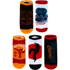 Cobra Kai No Show Socks - 5 Pack