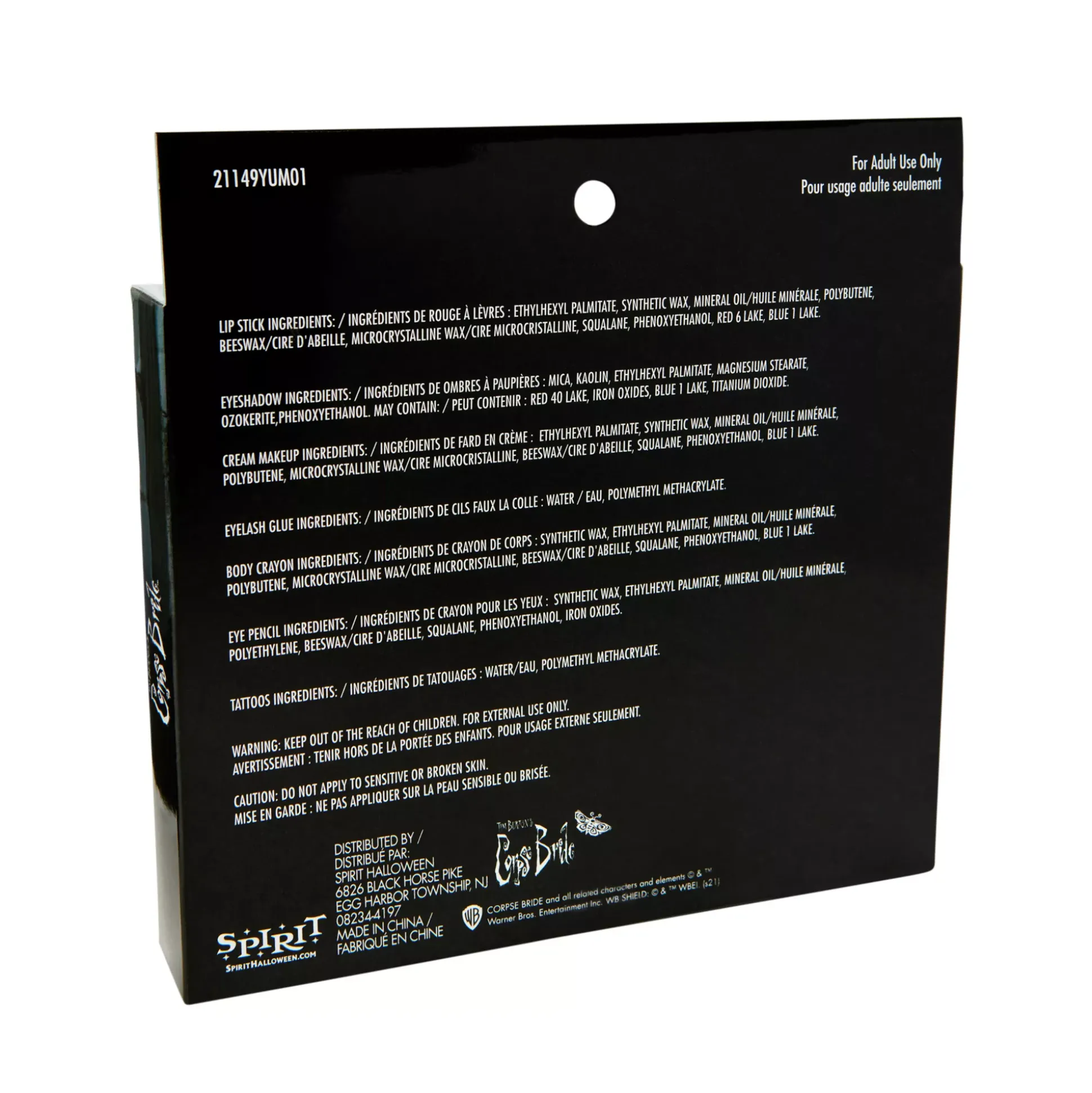 Corpse Bride Makeup Kit