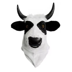 Cow Moving Mouth Full Mask