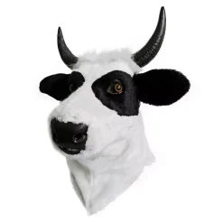 Cow Moving Mouth Full Mask
