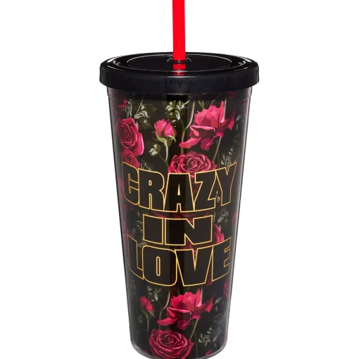 Crazy In Love Chucky and Tiffany Cup with Straw - 20 oz.