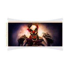 Creepy Carney Garage Double Door Cover