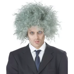 Curly Gray Zombie Wig