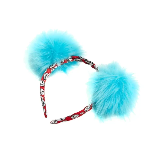 Faux Fur Thing One and Thing Two Headband - Dr. Seuss