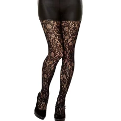 Floral Lace Tights
