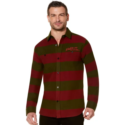 Freddy Krueger Claw Flannel Shirt - A Nightmare on Elm Street