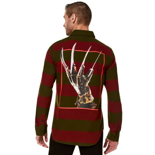 Freddy Krueger Claw Flannel Shirt - A Nightmare on Elm Street