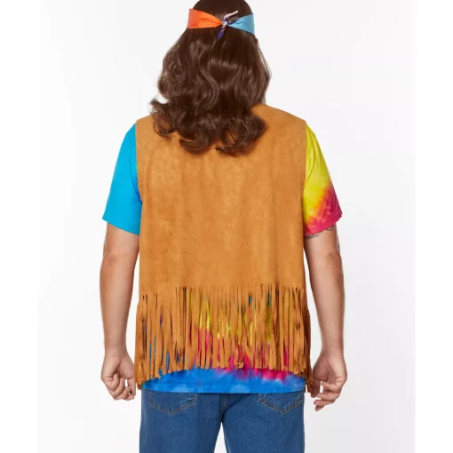 Fringed Suede Hippie Vest
