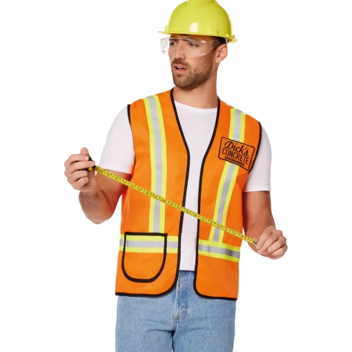 Funny Construction Worker Costume Kit