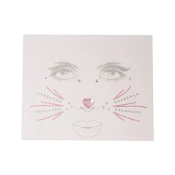 Gemstone Bunny Face Decals