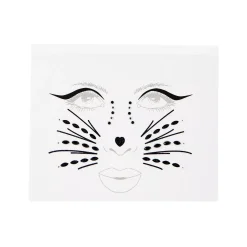 Gemstone Cat Face Decals