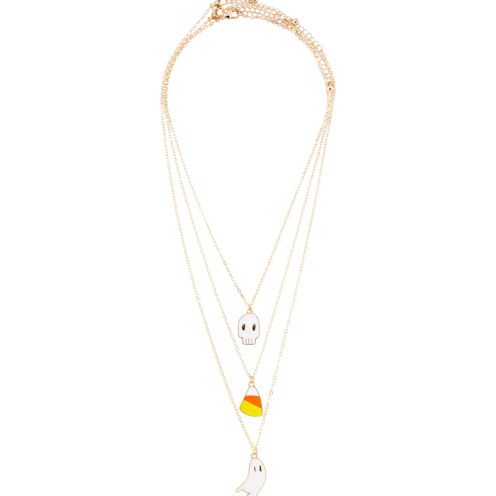 Ghost and Candy Chain Necklaces - 3 Pack