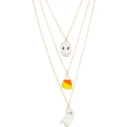 Ghost and Candy Chain Necklaces - 3 Pack