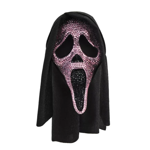 Ghost Face Pink Bling Full Mask