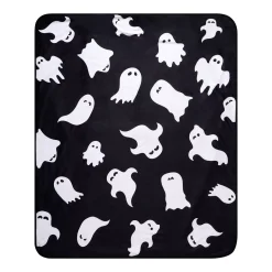 Ghost Print Fleece Blanket
