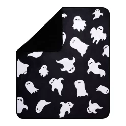 Ghost Print Fleece Blanket