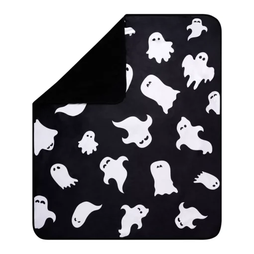 Ghost Print Fleece Blanket