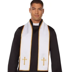 Gold Cross Scarf