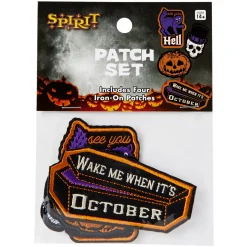 Halloween Patch Set - 4 Pack