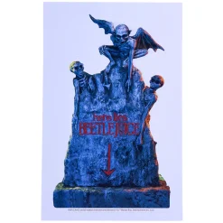 Here Lies Beetlejuice Tombstone Decal