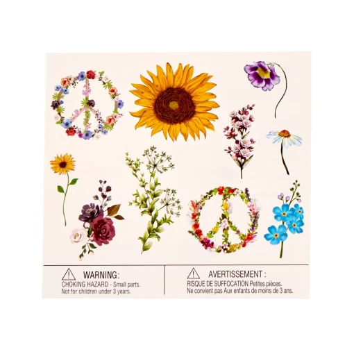 Hippie Temporary Tattoos