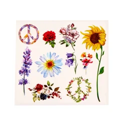 Hippie Temporary Tattoos