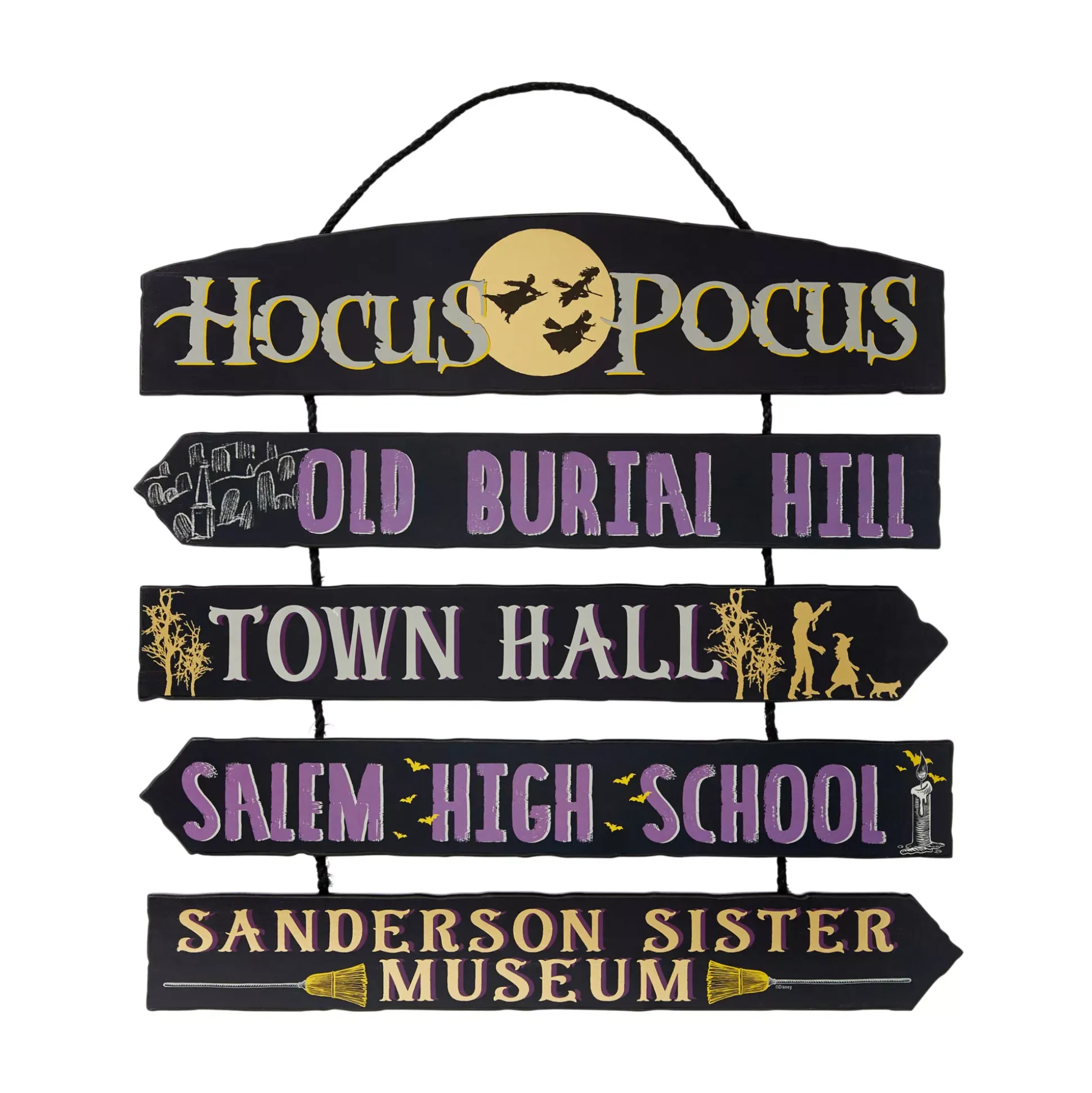 Hocus Pocus Ladder Sign - Disney