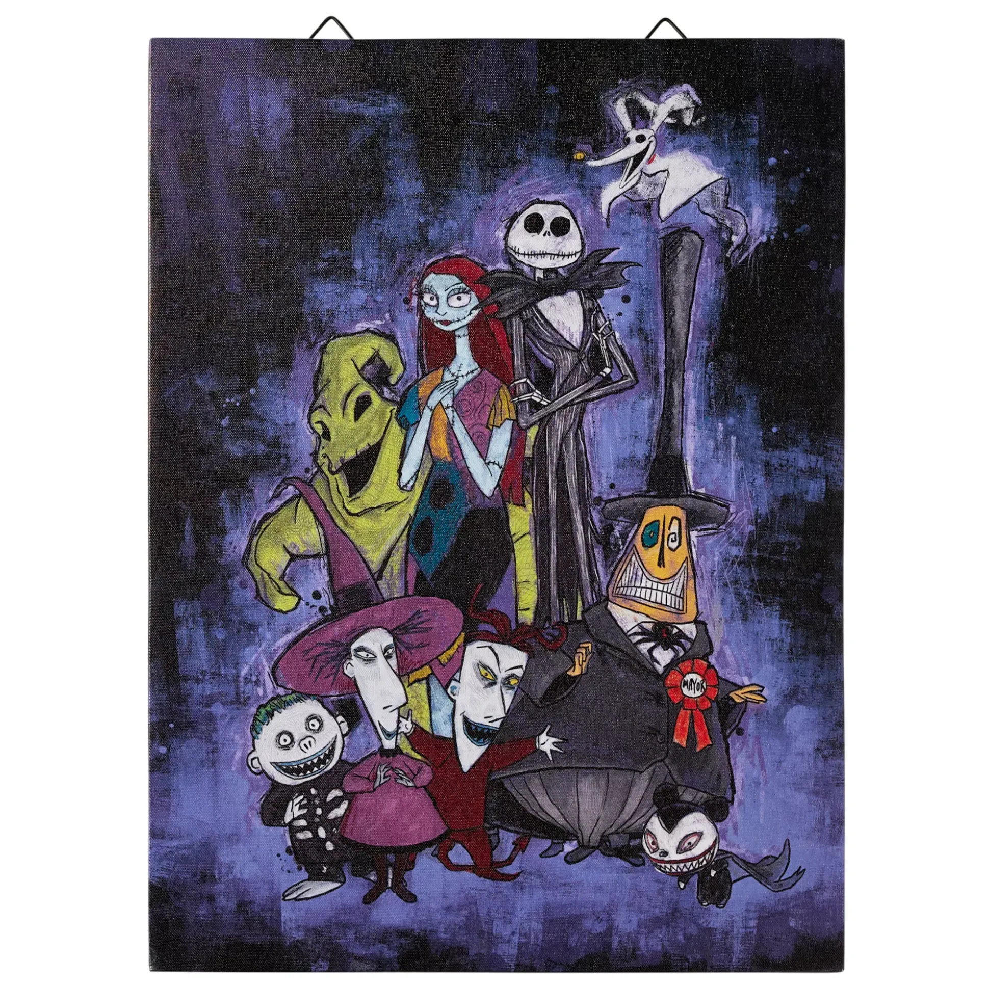Jack Skellington and Sally Canvas - The Nightmare Before Christmas
