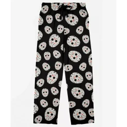 Jason Voorhees Mask Print Lounge Pants - Friday the 13th
