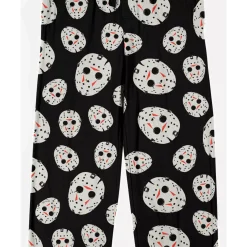 Jason Voorhees Mask Print Lounge Pants - Friday the 13th