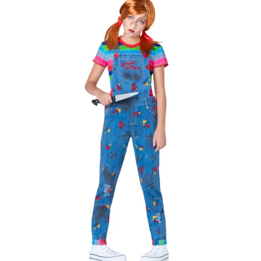 Kids Chucky Overalls Costume