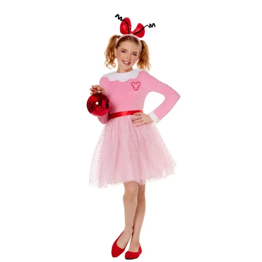 Kids Cindy Lou Who Dress Costume - Dr. Seuss
