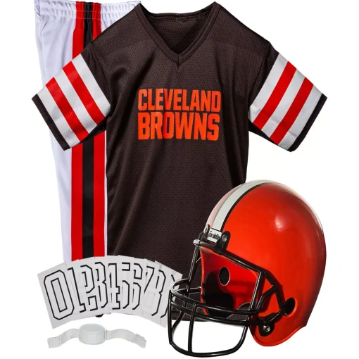 Kids Cleveland Browns NFL Deluxe Uniform Costume - Franklin Sports