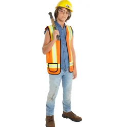 Kids Construction Worker Costume Kit