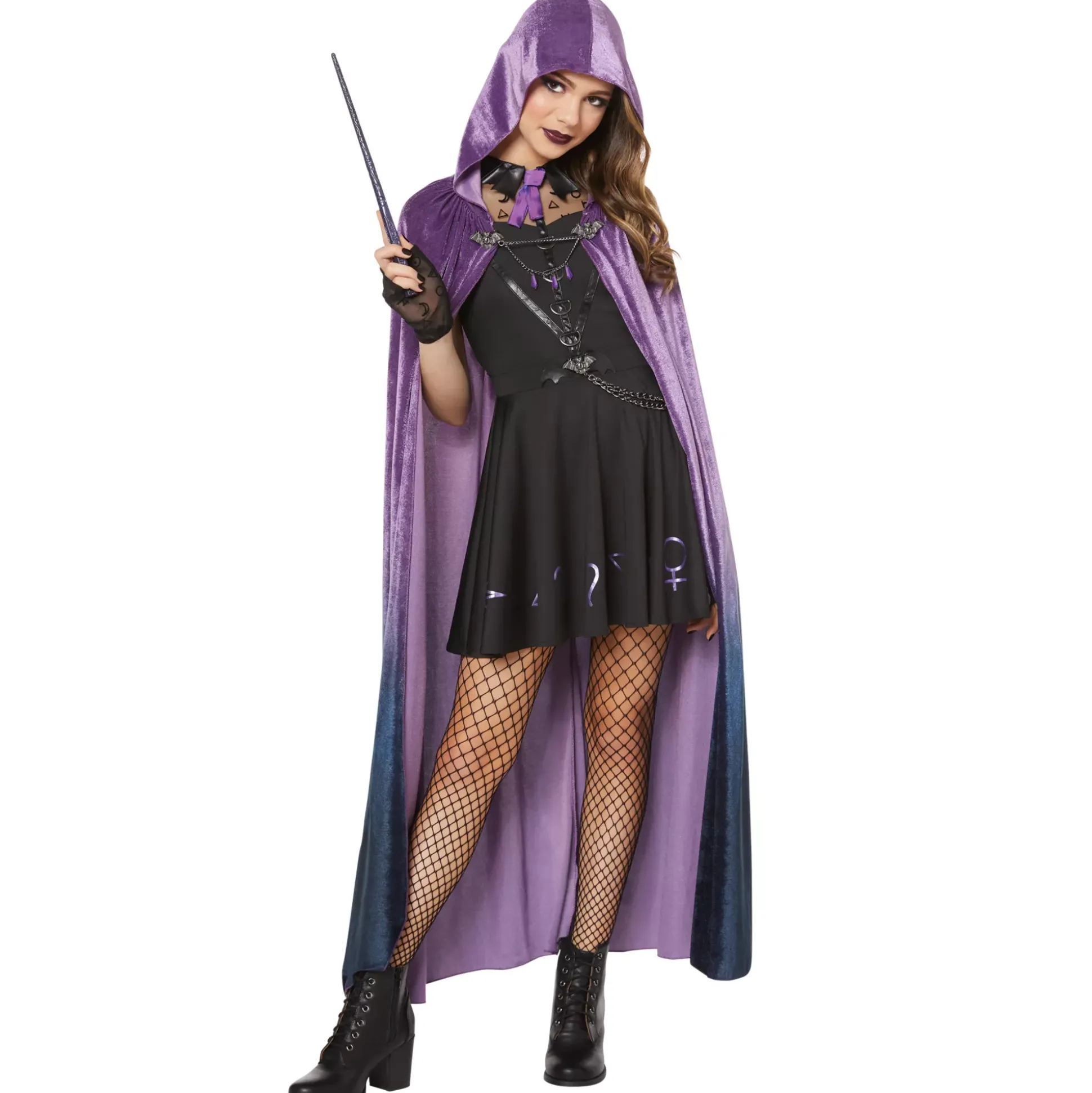 Kids Coven Academy Hooded Cloak - Deluxe