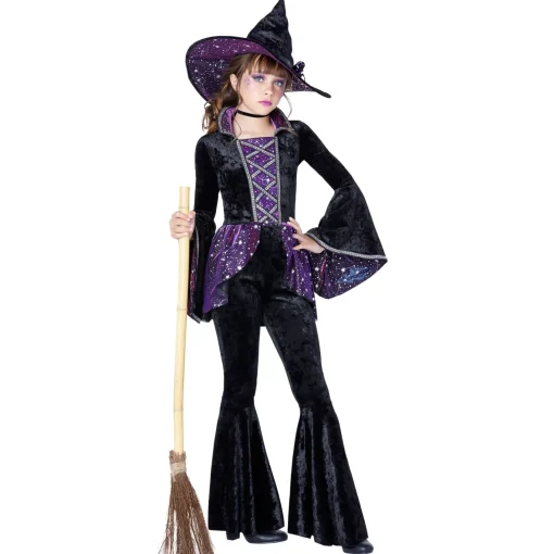 Kids Dark Magic Witch Costume